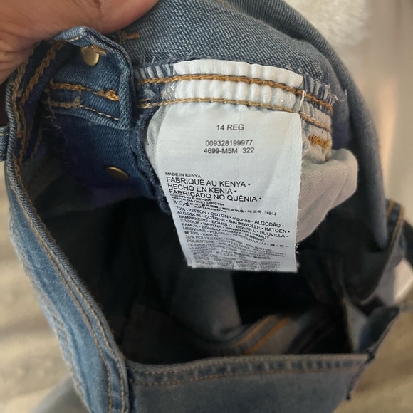 Levi’s Kids/Juniors Blue Denim Overalls - Picture 6 of 6